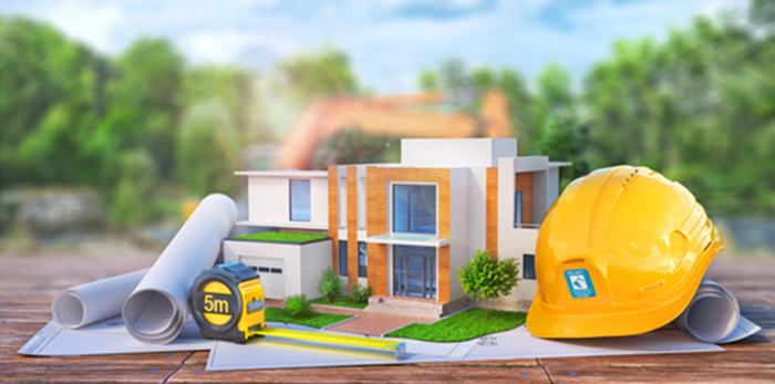 maketa kuće u izgradnji koja simbolizira mogućnosti gradnje na zemljištu